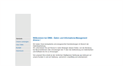 Desktop Screenshot of dima-dv.de