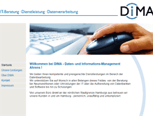 Tablet Screenshot of dima-dv.de